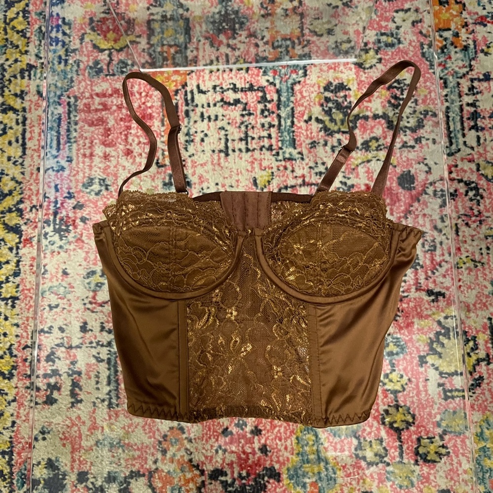 Urban Outfitters Chocolate Corset